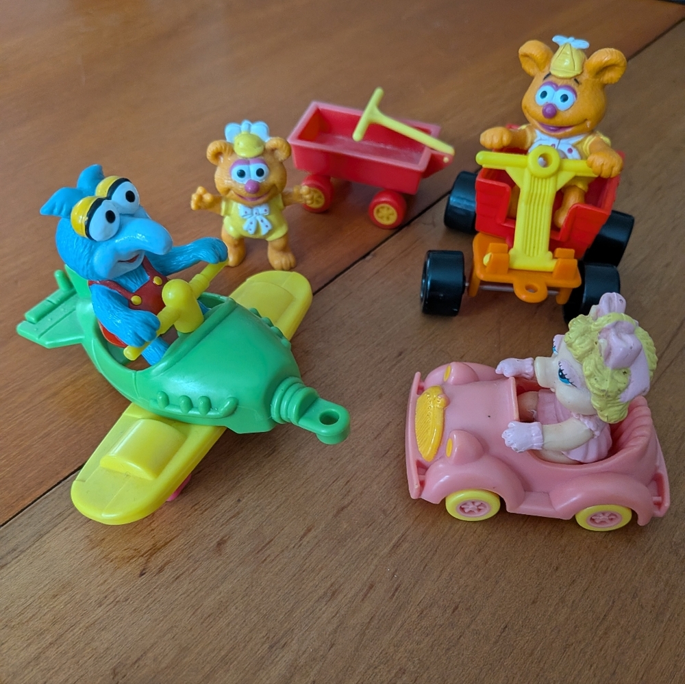 Muppet Babies McDonald's Happy Meal Toys - Mismatched Set, 1980s Vintage Toys